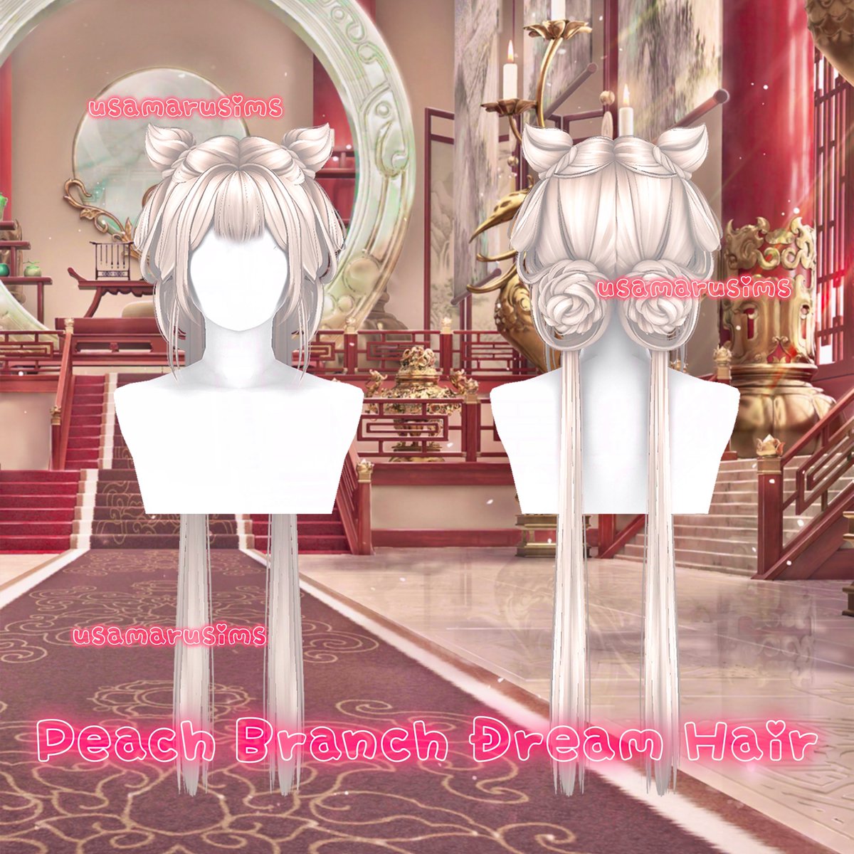 usamarusims's tweet photo. Peach Branch Dream Hair
#Sims4 #TheSims4 #ts4 #ts4cc #シムズ4 #shiningnikki https://t.co/Ca6gn1irqc