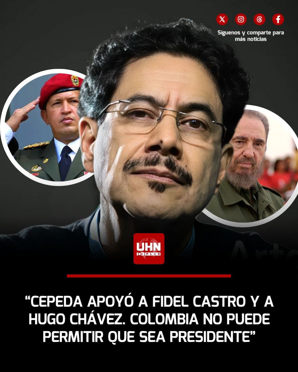 🇨🇴‼️ | El expresidente colombiano, Álvaro Uribe fue categórico en su pedido para no votar a Iván Cepeda. En una entrevista con El Colombiano, Uribe expresó: ”Me parece muy grave si Cepeda llega a la presidencia. Es la imposición del estatismo cubano. Muy grave. Le tengo más miedo