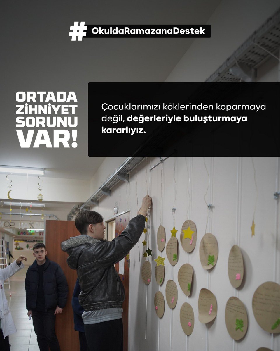 #OkuldaRamazanaDestek