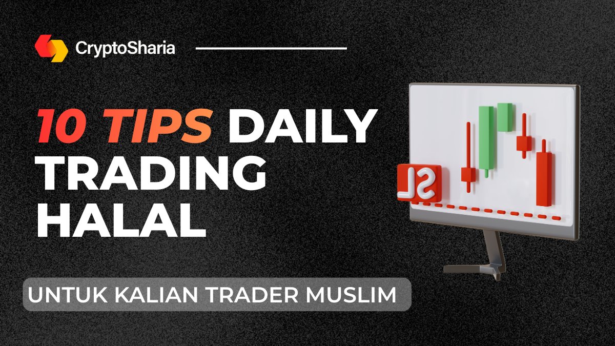 cryptosharia_'s tweet photo. 10 Tips Daily Trading HALAL (No Futures, No Riba, No Leverage)

1. Fokus 1–2 posisi saja!
2. Tentukan waktu trading (jangan random)
3. Tentukan target maksimal loss & minimal TP
4. NO DCA untuk trading harian
5. Jika sudah hit target (TP atau SL) → STOP
6. Target minimal risk:reward yang sehat
7. Jika ikut signal orang, batasi 1–3 channel saja
8. NO REVENGE TRADING
9. Trading hanya di instrumen HALAL
10. DISIPLIN adalah segalanya

Tujuan trading halal bukan cepat kaya. Tapi konsisten & terukur.
