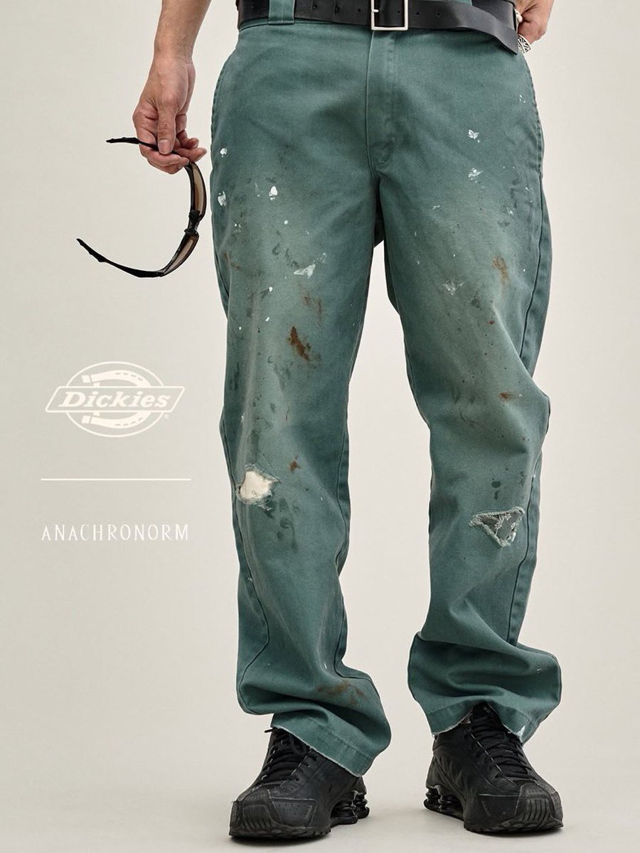 Dickies®︎ x ANACHRONORM 26SS『FADED WORK PANTS』が国内2月27日（金