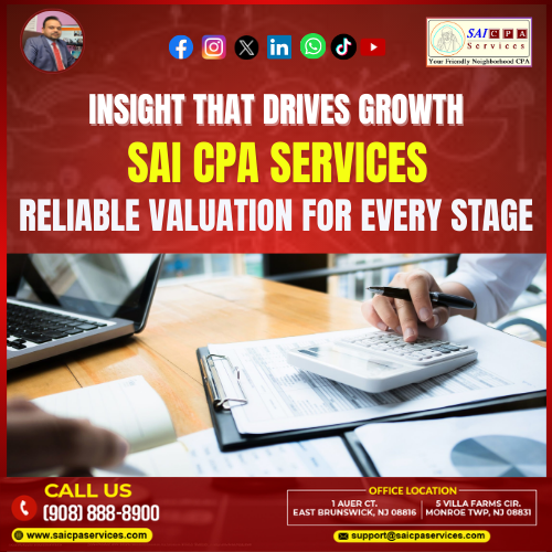 SaiCPA's tweet photo. Turn insights into impact with expert business valuation.

📞Call us: 908-888-8900
🌐 Visit: https://t.co/2amevrLnVz
🔗 Follow us on social media:
👉 Instagram: https://t.co/GUXtheEacW
👉 WhatsApp: https://t.co/XWuLTi1VBe
 
#BusinessInsights #ValuationExperts #SaiCPAServices https://t.co/ALio4UyWmw