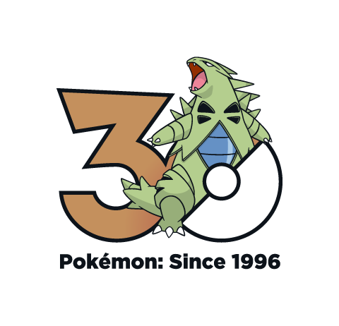 ZyxxPlay's tweet photo. Pokémon 30th Anniversary logos

My favorite pokemon Tyranitar 💚