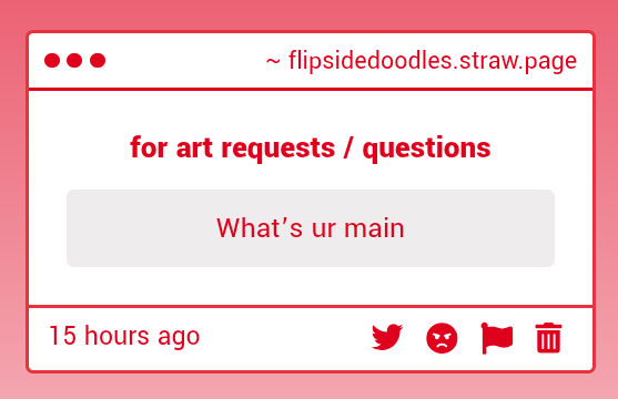 FLIPSIDEdoodles's tweet photo. @/s0undbyte :] but im not very active on twt nowadays, this is the only account i really use. i am much more active on tumblr though! it's under the same user handle (s0undbyte)

and im sorry for being inactive lately 💔 i still love flipside guys i promise ❤️‍🩹❤️‍🩹❤️‍🩹 https://t.co/VNmeNHsNmg