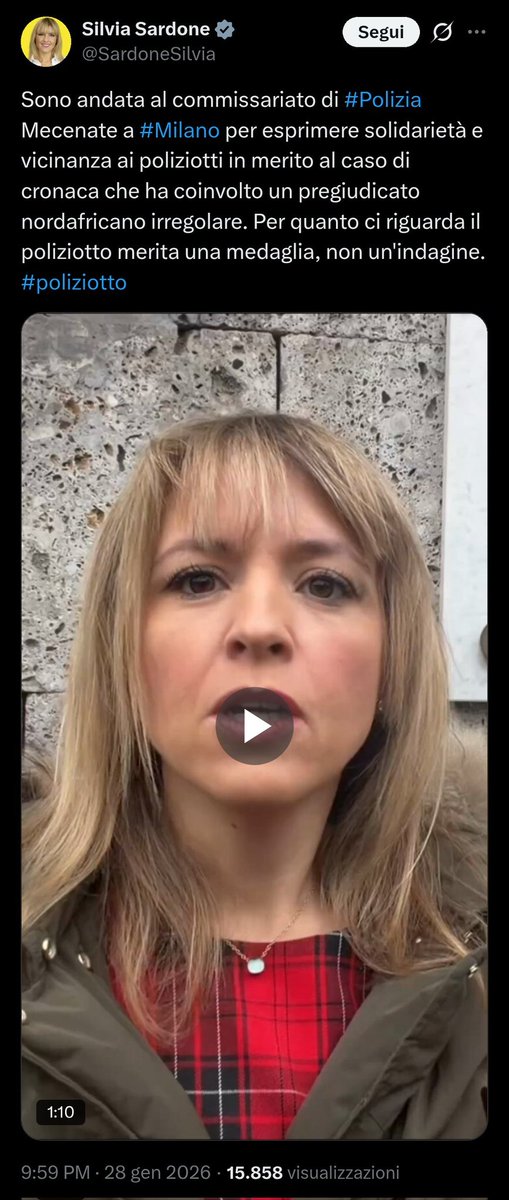 Lei ha cancellato il post e noi lo condividiamo tutti i giorni.
#sardone 🤡🤡🤡🤡🤡🤡🤡