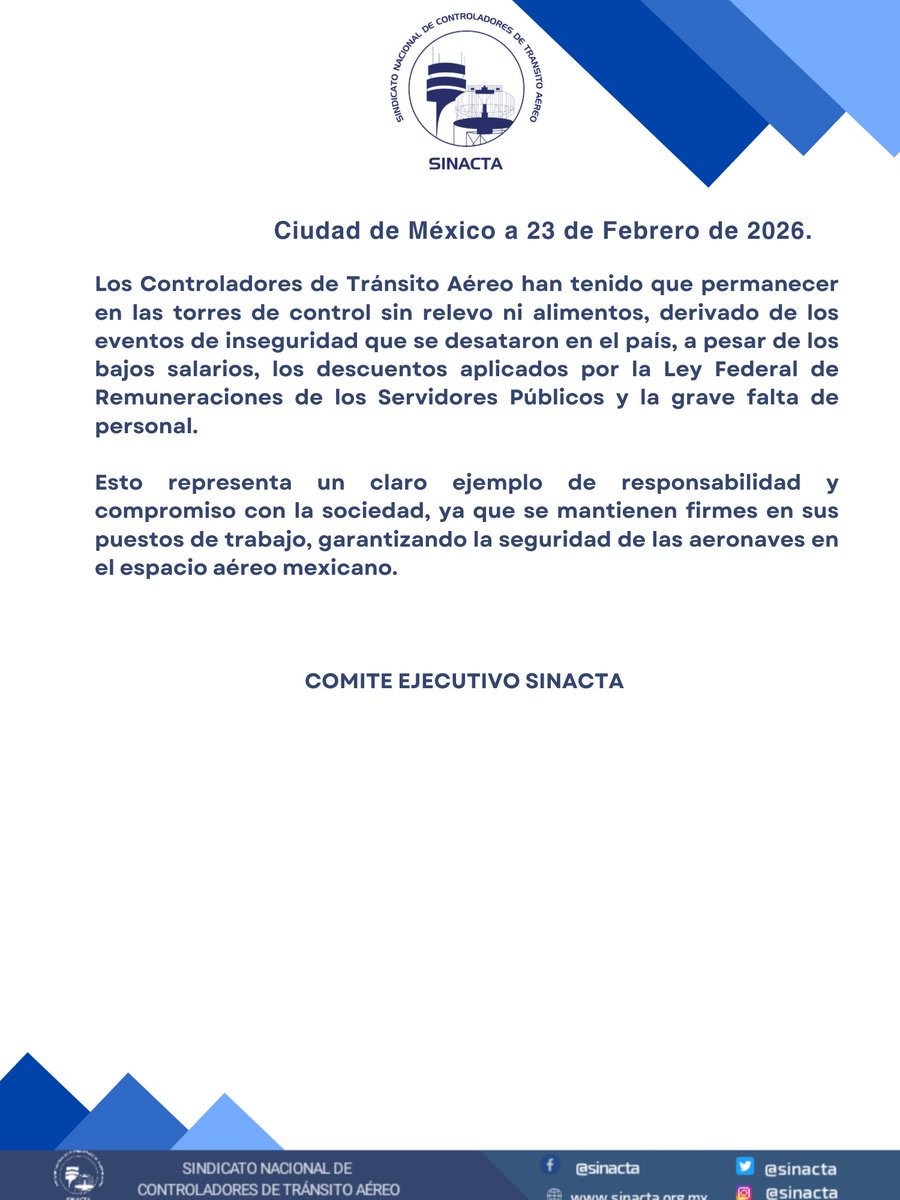 SINACTA (@sinacta) on Twitter photo 