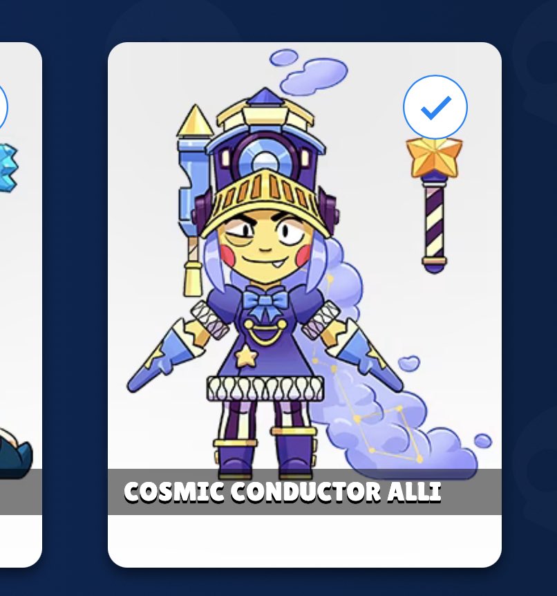 cziastecka's tweet photo. Pls vote for my skin cosmic conductor alli ingame if you like it 🥹❤️ thank you so so much to everyone who voted for me initially , i am still in disbelief….. good luck to all the other runner ups!!! 

#supercellmake https://t.co/g5VMFLdrEF