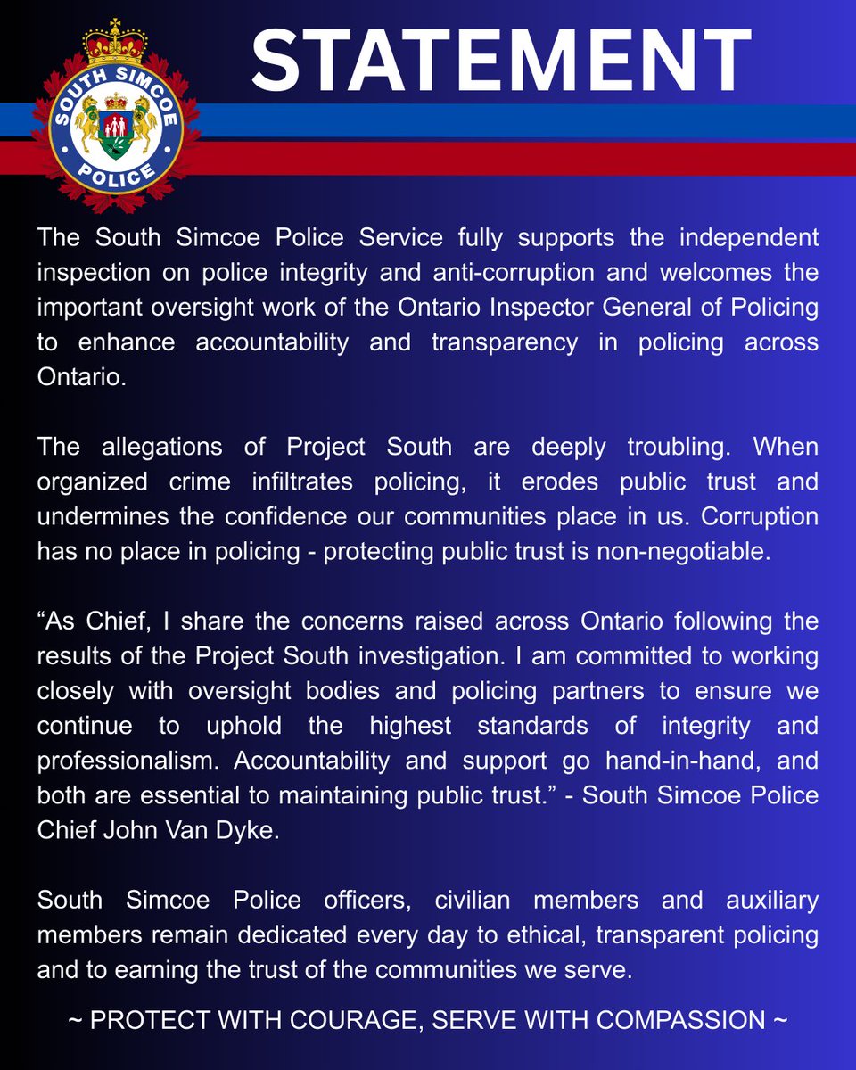 South Simcoe Police tweet media