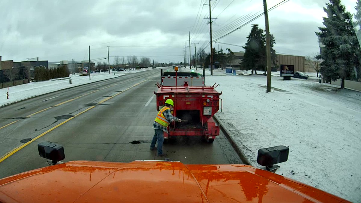 While trucks and graders continue winter cleanup work, crews continue road maintenance and patching potholes throughout Macomb County. Please remember to drive carefully and give road professionals and equipment plenty of room to safely operate.