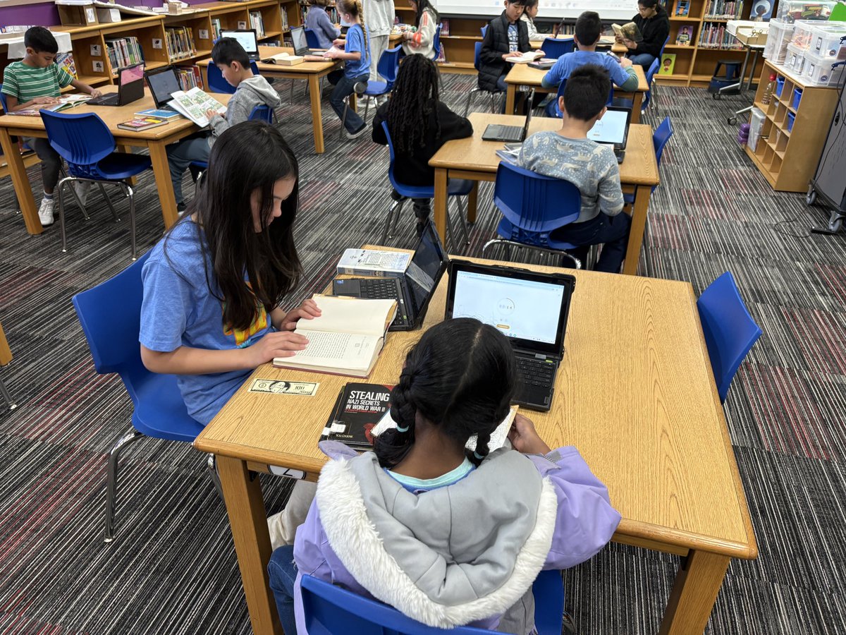 Wyatt Elementary Library tweet media