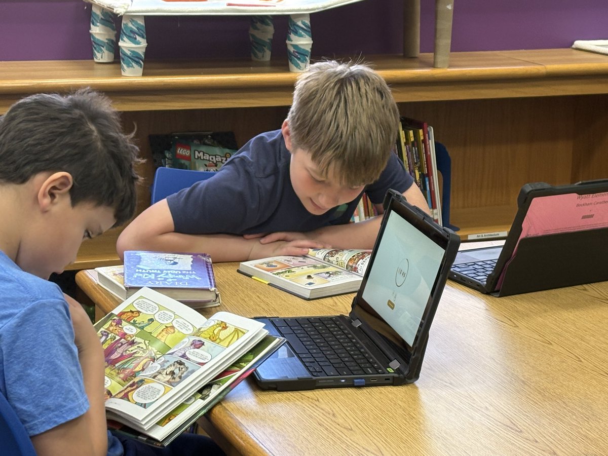 Wyatt Elementary Library tweet media