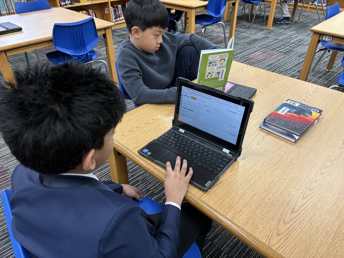 Wyatt Elementary Library tweet media