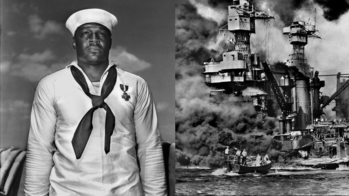 Remembering Doris “Dorie” Miller – A Hero at Pearl Harbor

During Black History Month, we honor the legacy of Doris “Dorie” Miller — a Black sailor whose courage on December 7, 1941, helped reshape how America saw Black service members in uniform.

Miller served as a Messman
