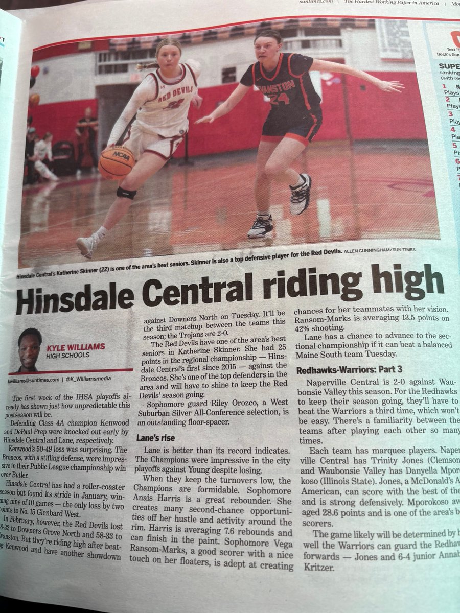 Hinsdale Central Girls Basketball Booster Club tweet media