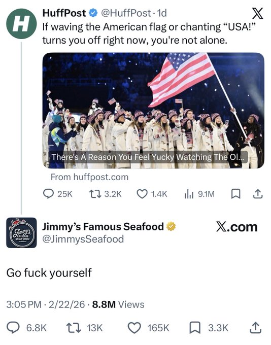 Susan_aw910's tweet photo. Jimmy’s proving again why they’re the best restaurant in the country, as Marylanders have known for years.  MattWalshBlog https://t.co/0XSH8gfv8l