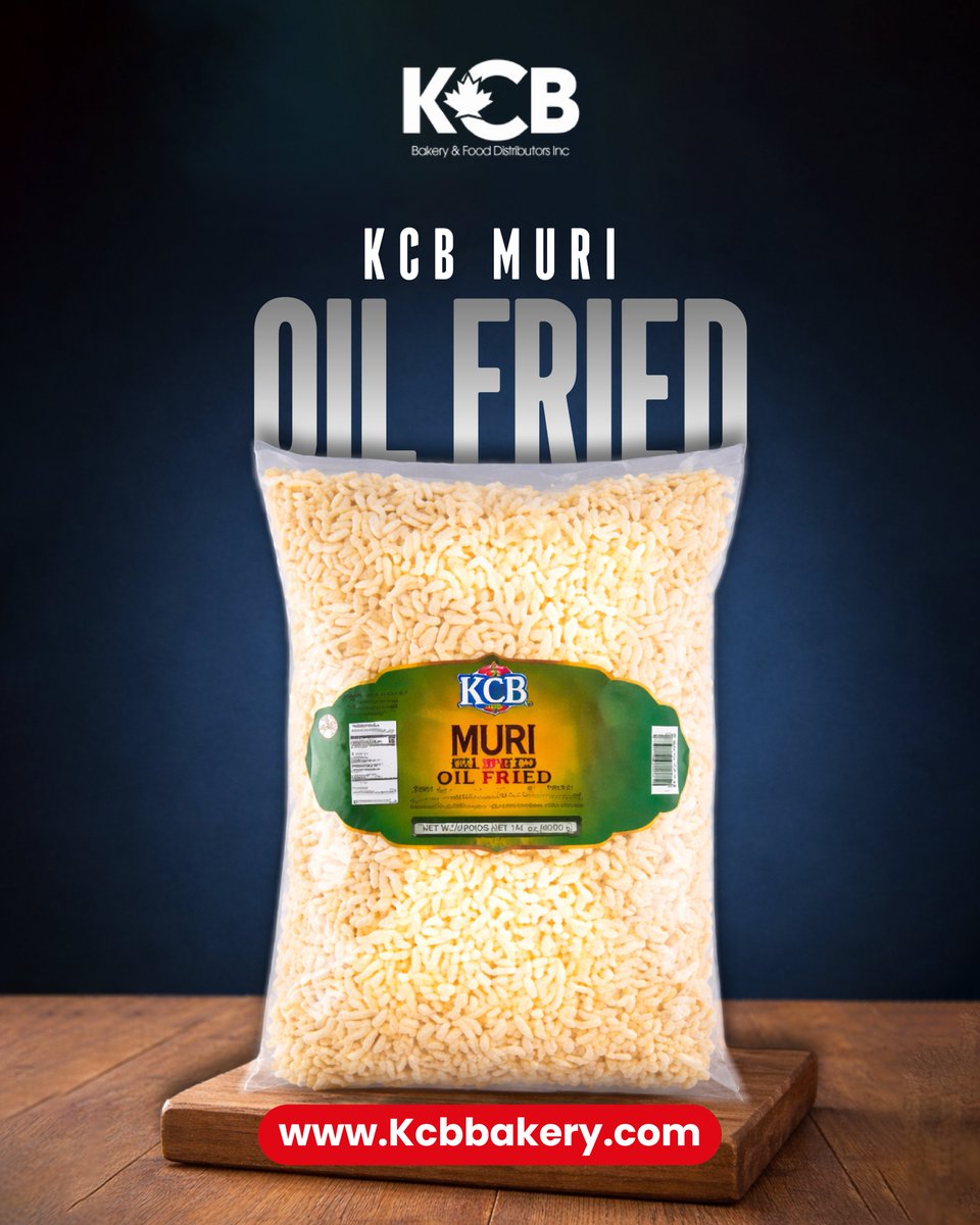 KCBBakery's tweet image. Light, crunchy, and perfectly oil fried — the snack that never gets old.
 
 Enjoy it with tea, mix it into your favorite chaat, or grab a handful anytime hunger hits.

Simple taste, real satisfaction.
 
 Order today
🌐 | kcbbakery.com

#muri #snacks #teatimesnack