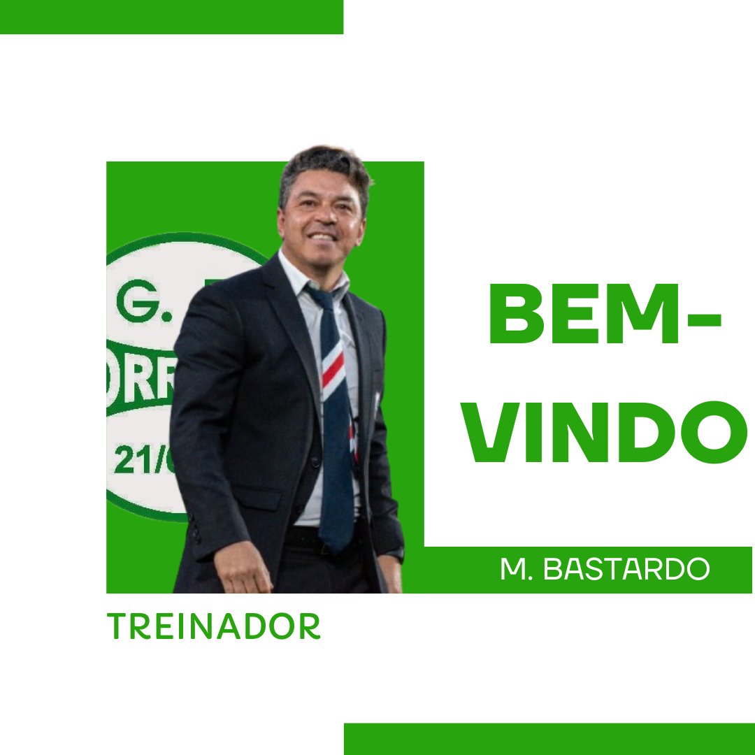 🟢 Marcelo Bastardo é o novo treinador do Torrense!

-> Com passagens por Pantera do Norte e Santo Antônio, o profissional chega trazendo experiência e liderança.

𝗦𝗲𝗷𝗮 𝗯𝗲𝗺-𝘃𝗶𝗻𝗱𝗼, 𝗠𝗶𝘀𝘁𝗲𝗿! 🇳🇬