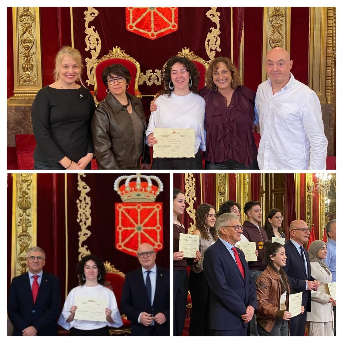 aytocintruenigo's tweet photo. 🎓👏 ¡Enhorabuena a nuestra cirbonera Marlen Gil Chivite!
Alumna de la Escuela de Arte y Superior de Diseño de Corella, este fin de semana recibió el Premio Extraordinario de Bachillerato de la Comunidad Foral de Navarra, correspondiente al curso 2024-2025. https://t.co/zzldFjYdQ9