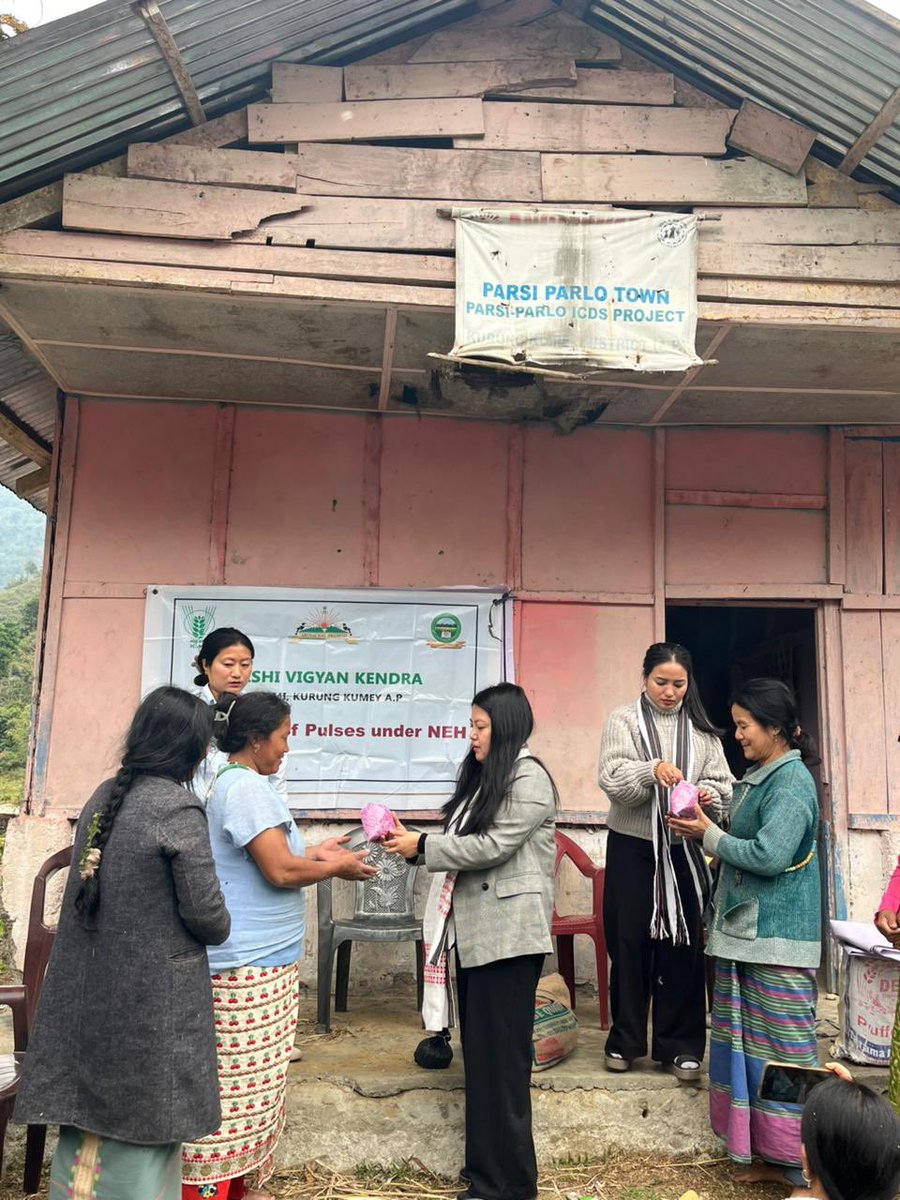 Date:23/02/2026
KVK Kurung Kumey held a training program on the promotion of Pulses under NEH at Parsi Parlo Circle, Kurung Kumey District (A.P).<a href="/kumey_kurung/">DC Kurung Kumey</a> <a href="/IcarAtariZone06/">ICAR-ATARI, Zone-VI, Guwahati</a> <a href="/IcarIipr/">ICAR-Indian Institute of Pulses Research, Kanpur</a> <a href="/icarindia/">Indian Council of Agricultural Research.</a> <a href="/Tai_Nikio_BJP/">Er. Tai Nikio</a> <a href="/MyGovArunachal/">MyGov Arunachal Pradesh</a>