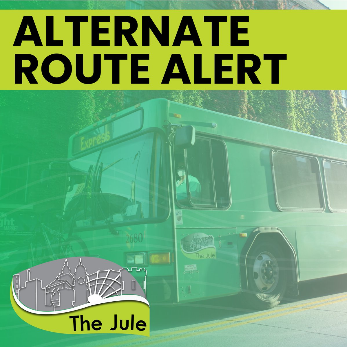 JuleTransit's tweet photo. EFFECTIVE DATES: Feb 23 9:45 am - Feb 23 1 pm

ROAD CLOSED: Delhi St between University Ave and Forest Ln

CLOSED STOP: #3024

IMPACTED ROUTES:

Orange &amp; Blue Weekday, passengers should use stops #2075 or #4001. https://t.co/brYhxrAd5m