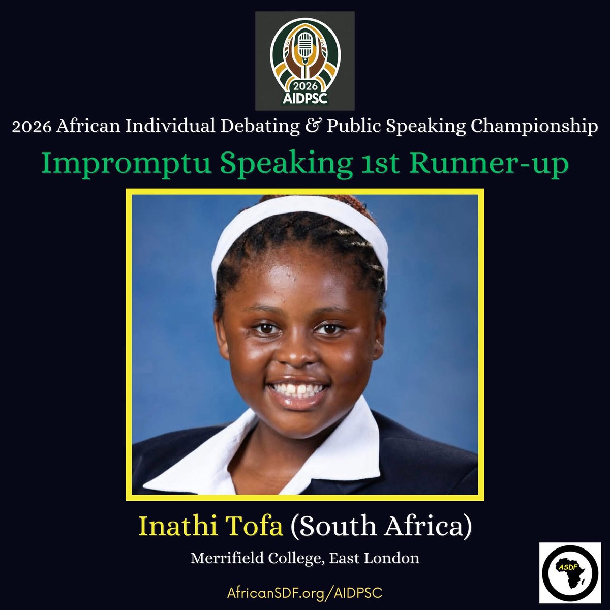 African Schools Debate Foundation tweet media