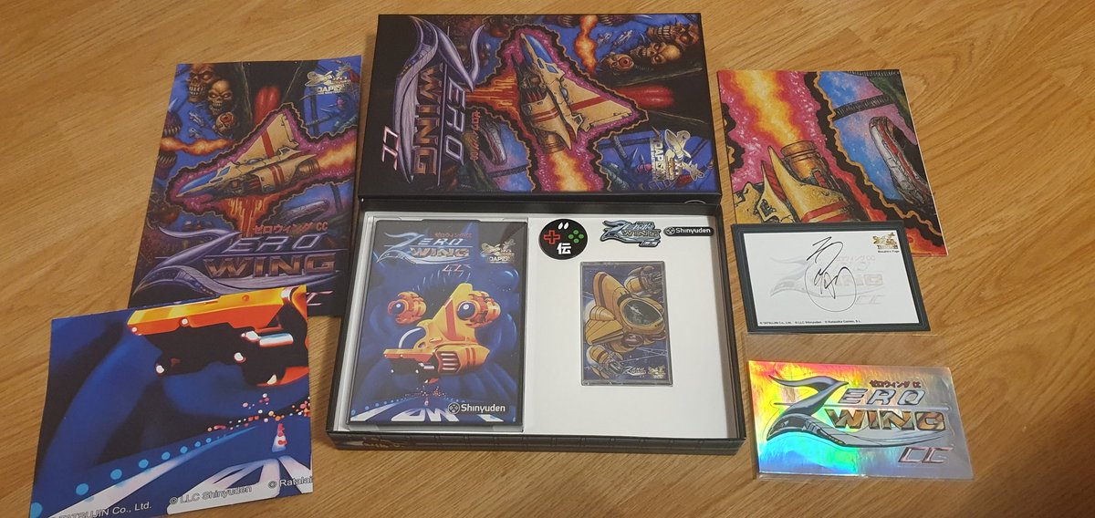 Gracias a <a href="/shinyuden/">Shinyuden</a> y <a href="/RETRO_GAME_VLC/">Retro Game Valencia</a> por crear esta edición Cosmic Celebration de Zero Wing!!