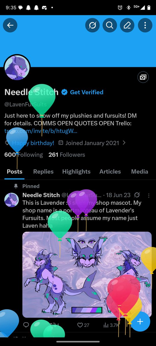 LavenFurSuits's tweet photo. It birth! https://t.co/kMqLqYZqKi