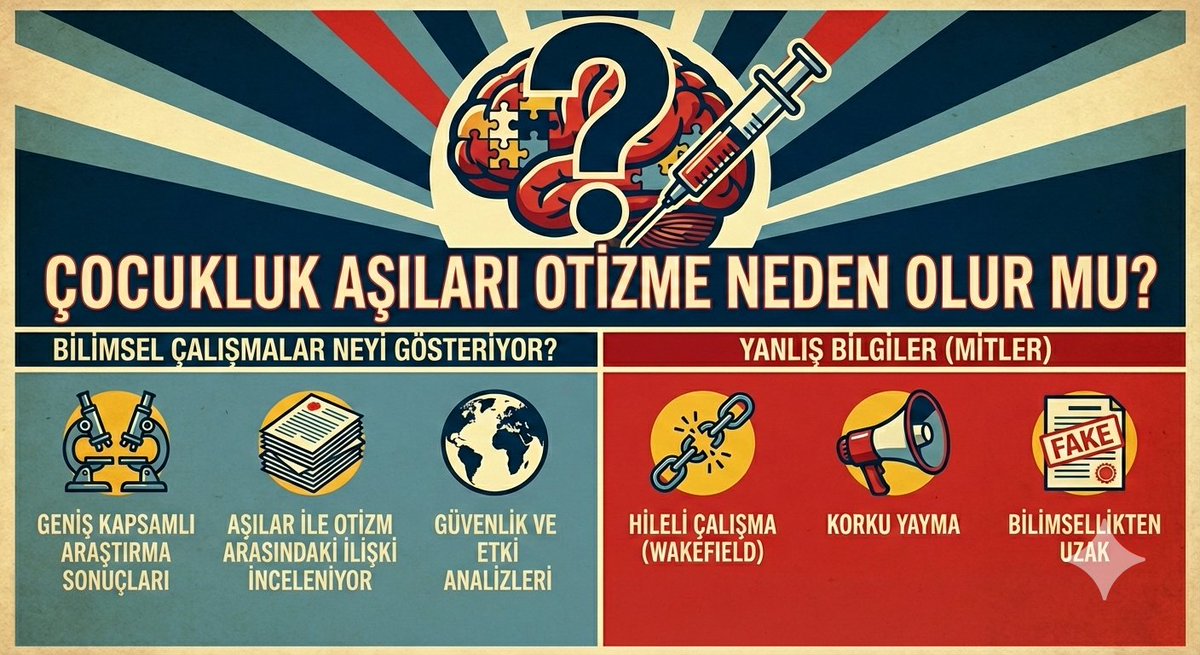 “Aşılar ve Otizm: 25 Yayınlanmış Bilimsel Çalışma Ne Diyor?”
Çocukluk aşıları otizme neden olur.
 olacakmış. 
Sana soruyorum <a href="/elifesendeva/">Elif Esen</a>
1. pmc.ncbi.nlm.nih.gov/articles/PMC38…  
2. pubmed.ncbi.nlm.nih.gov/21623535/  
3. pubmed.ncbi.nlm.nih.gov/25377033/  
4. pubmed.ncbi.nlm.nih.gov/24995277/  
5.
