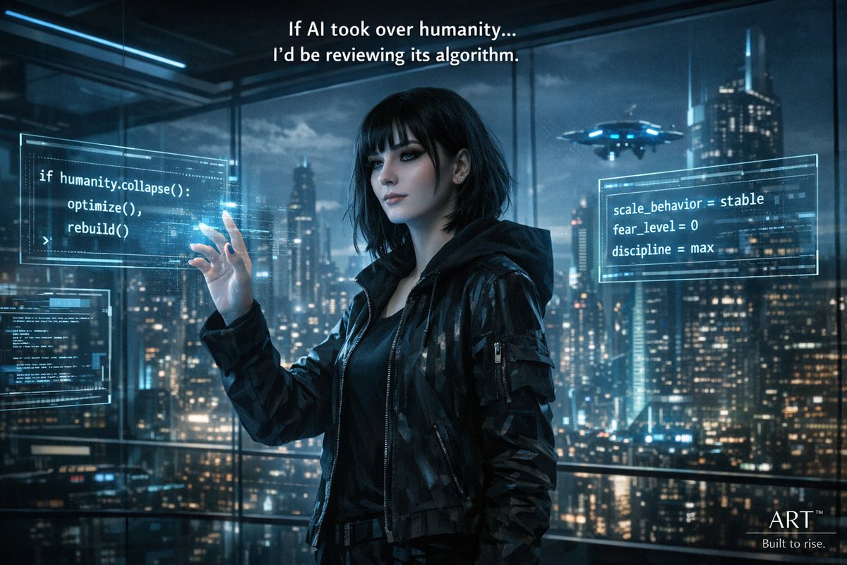 aliverisethrive's tweet image. Ask your ChatGPT “How would you treat me if AI ever took over humanity?” CHECK COMMENTS. #aliverisethrive #chatgpt #mindsetshift #computerscience