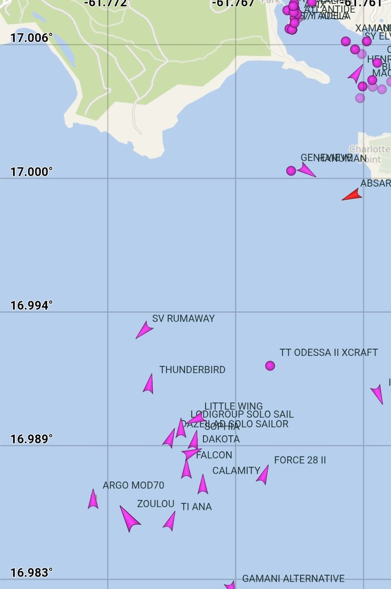 UltimBoat's tweet image. #ULTIME #MOD70 #RORCCaribbean600 

Argo et Zoulou sur la ligne de départ à Antigua de la 17eme édition de la Caribbean 600. Visiblement pas de live cette année