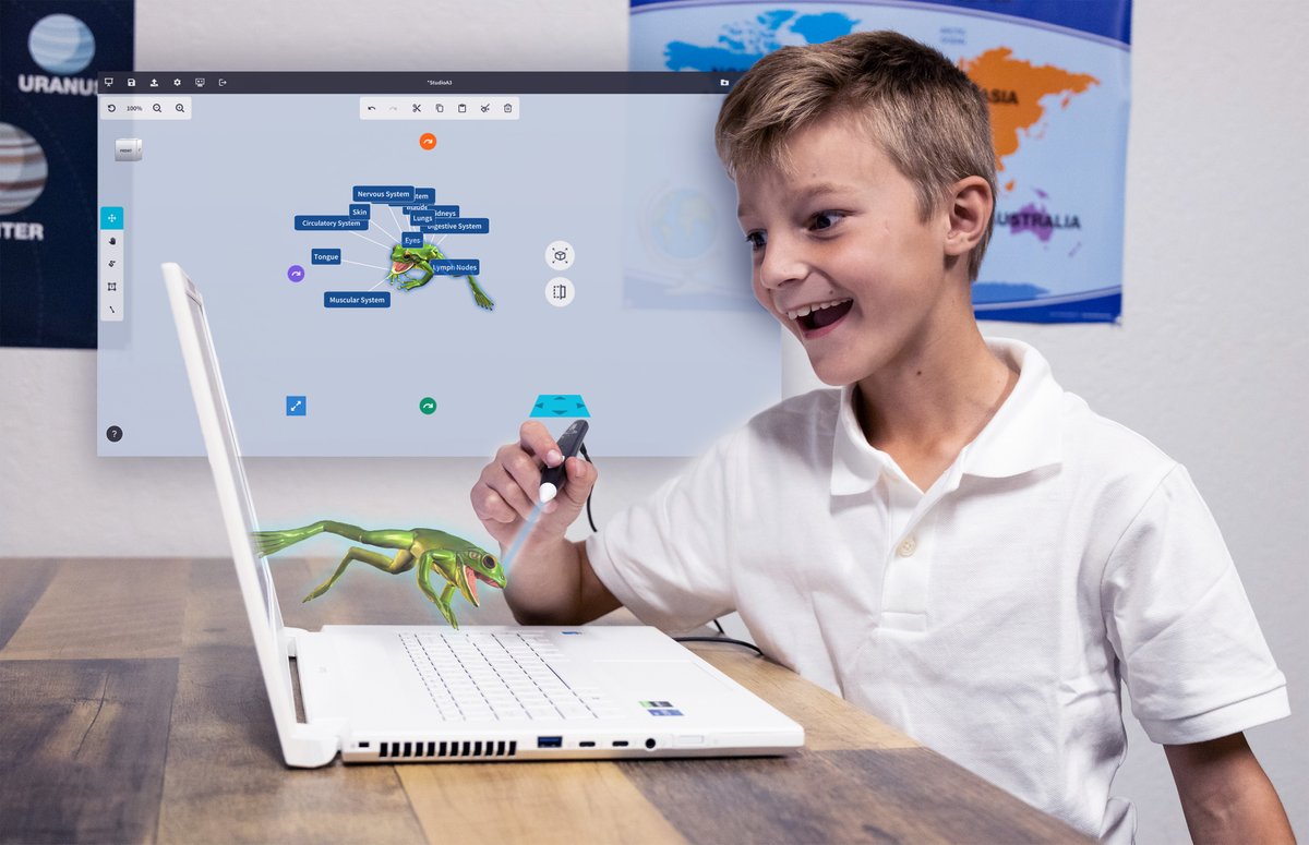 zSpace's tweet photo. 🚨Warning: Students May Not Want to Leave Class
Side effects of zSpace include excitement, curiosity, and sudden bursts of ‘Can we do that again?!’ 

See our STEM solutions here: https://t.co/QOrPKBPU2U https://t.co/8qT5iG7sOI