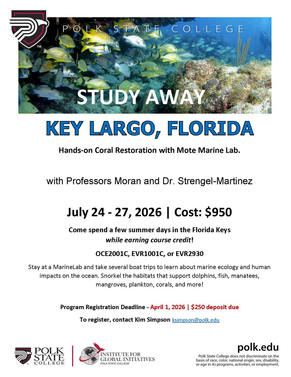 Polk State College tweet media