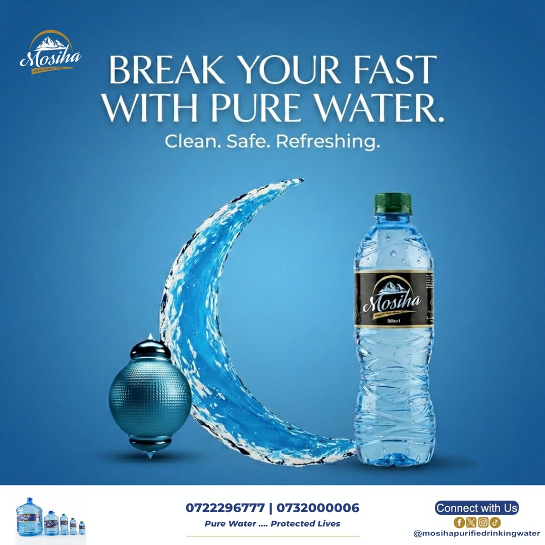 Mosihawater's tweet photo. When the call to Maghrib is made, the first sip matters.
Choose water that is clean. Safe. Trusted.
Because Iftar deserves purity not compromise.
Mosiha Purified Drinking Water is carefully processed and sealed for freshness, giving you a smooth, refreshing taste in every bottle. https://t.co/vAw5k0u6TD