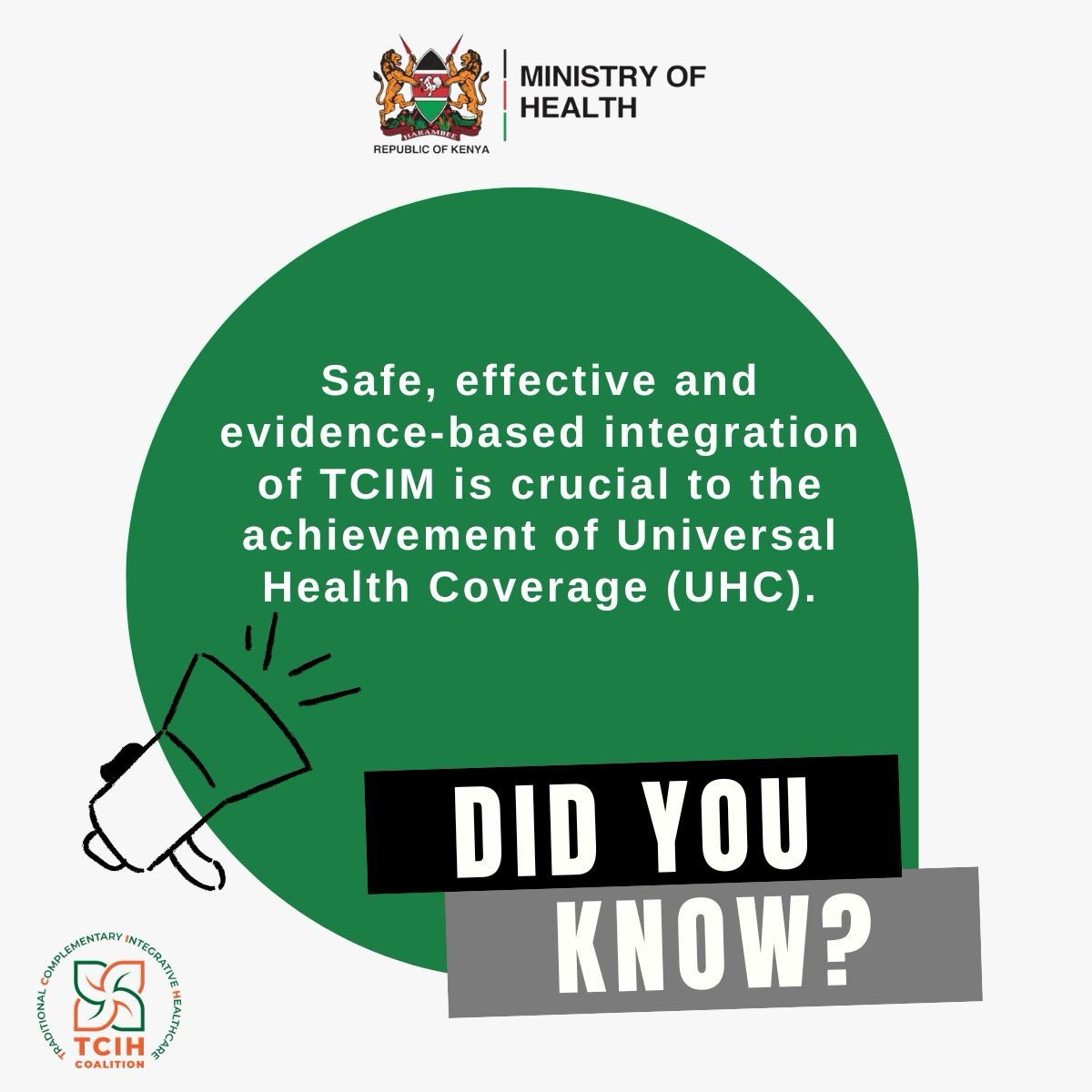 MOH_Kenya's tweet image. Safe, effective and evidence-based integration of Traditional, Complementary and Integrative Medicine (TCIM) is vital to achieving Universal Health Coverage (UHC).
#TCIMForumEA #UHC #SafeTraditionalMedicine