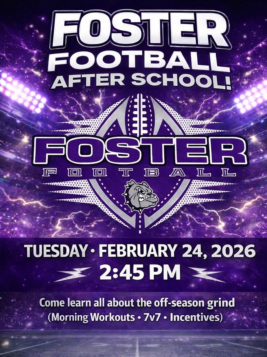 Foster High School Football tweet media