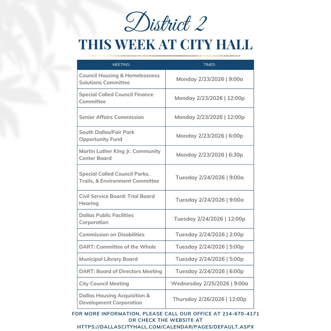 Dallas City Council District 2 tweet media
