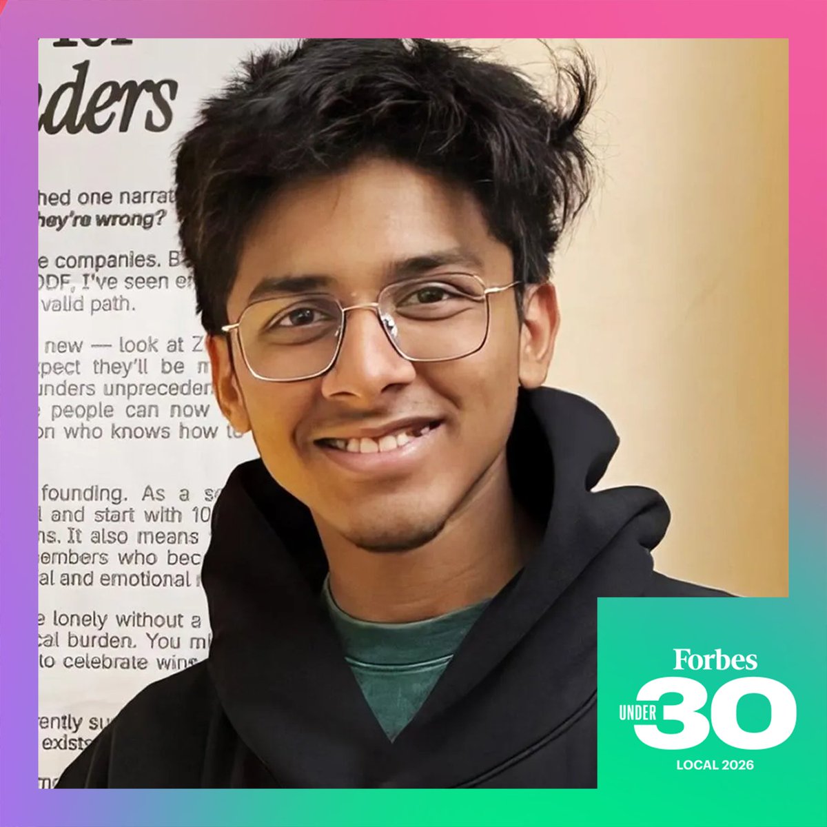 Forbes Under 30 tweet media