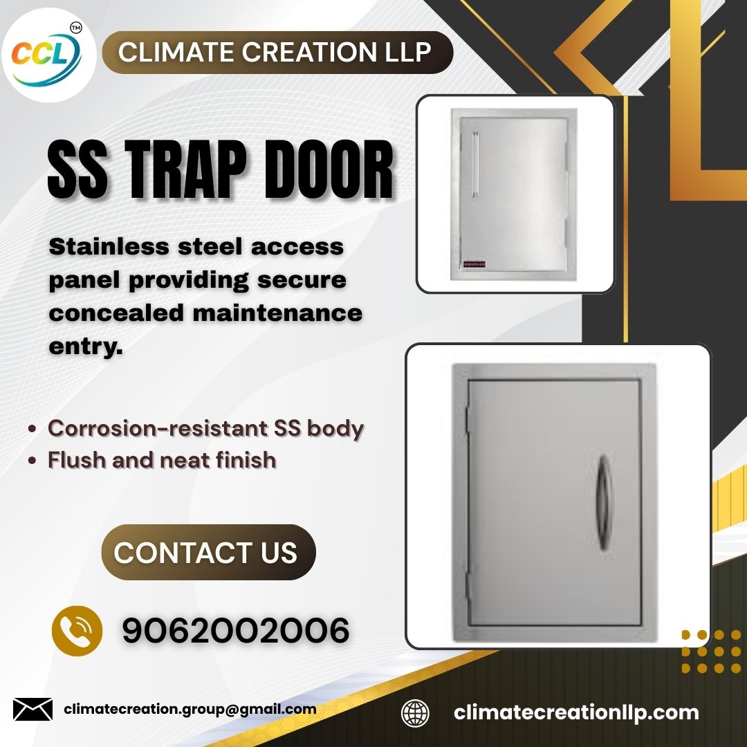 Climateccl's tweet photo. SS Trap Door features:
β
Corrosion-resistant SS body
β
Flush, neat finish
β
Concealed maintenance entry
Discreet. Durable. Designed.
π 9062002006
π https://t.co/TZXVxXGFc6
#SSTrapDoor #AccessPanel #StainlessSteel #Maintenance #Architecture #ClimateCreationLLP https://t.co/Ytnorv3z3J