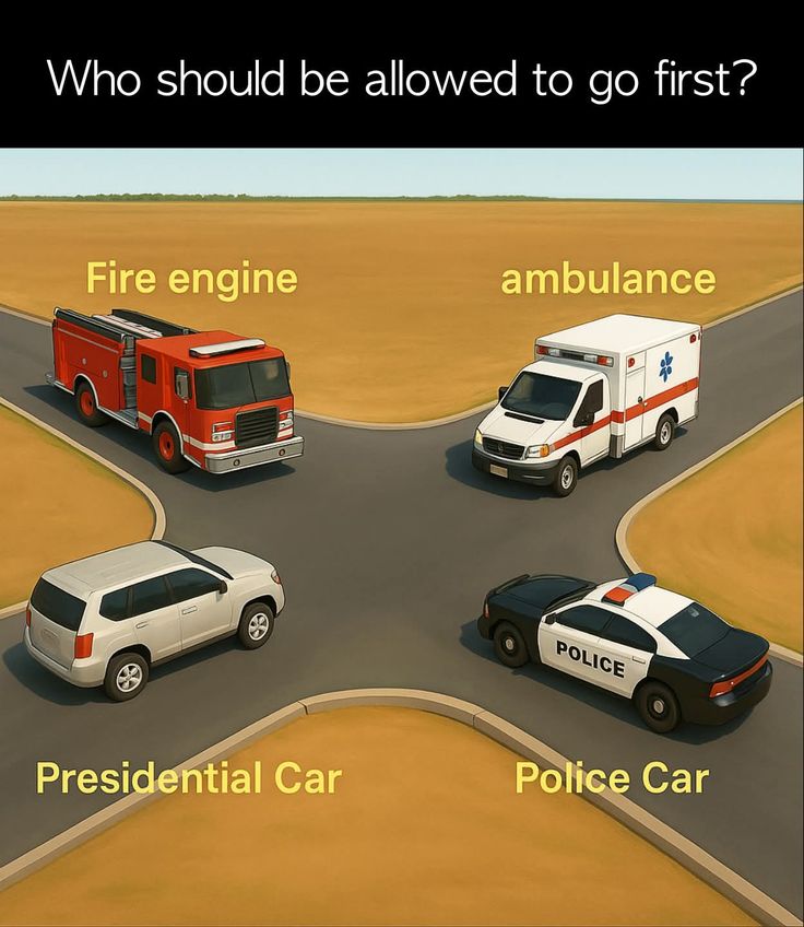 Whom should be allowed to go first??