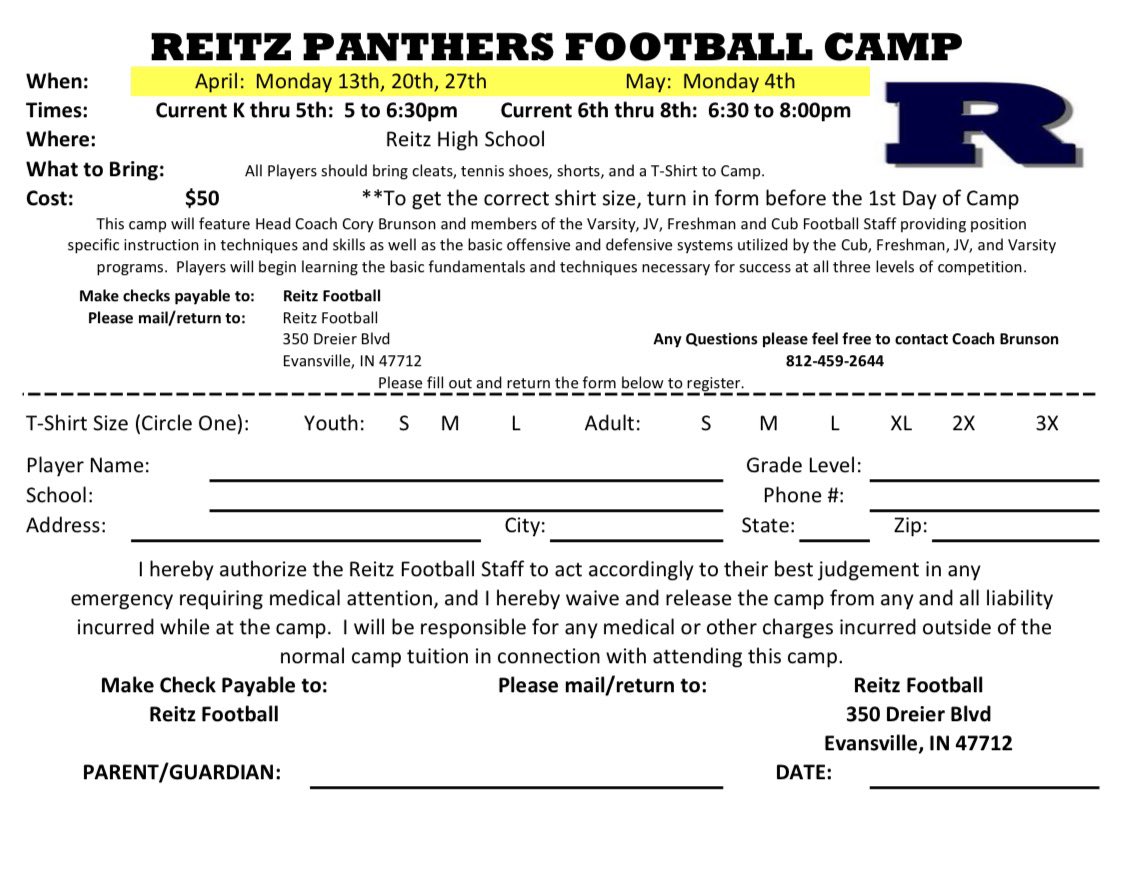 Reitz Football tweet media