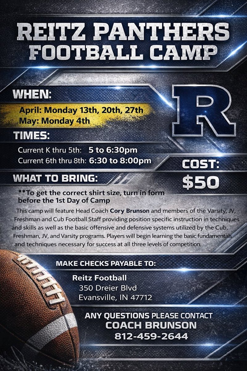 Reitz Football tweet media