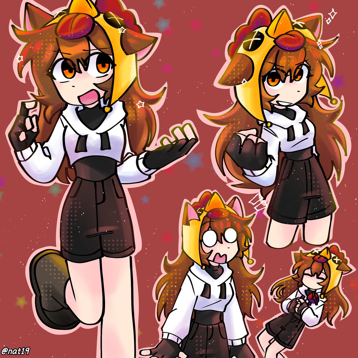 #CapitanGatoFanArt finalmente logré dibujar a capitana gata :D (el dibujo lo hice hace un mes)