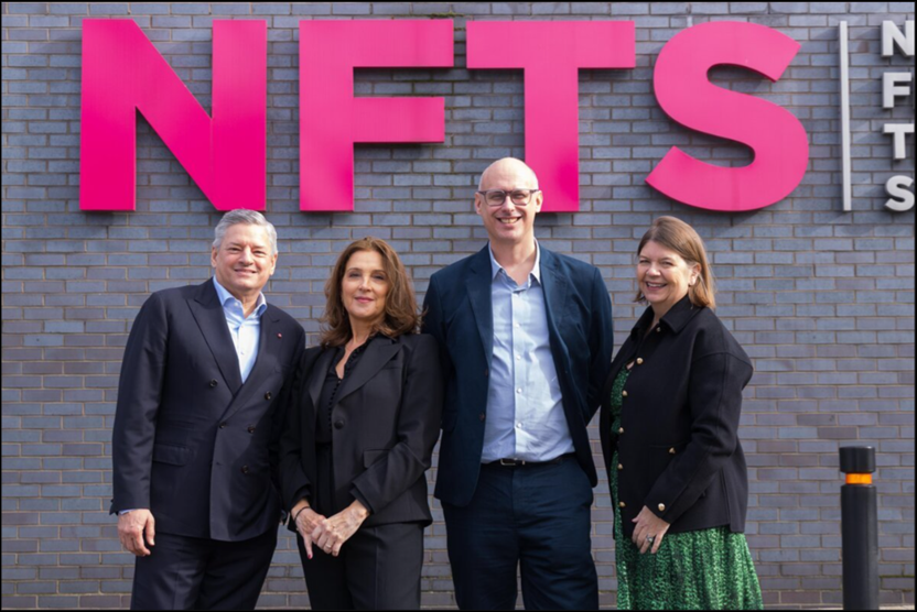 Mark0Connell's tweet photo. TO CUBBY WITH LOVE as the @NFTSFilmTV launches a new expanded student hub &amp; time capsule named in honour of Bond legend Cubby Broccoli with daughter Barbara officially dedicating the 'The Cubby Broccoli Building' today...
Photos © Tim Whitby/NFTS
#NFTS #TheCubby #BarbaraBroccoli https://t.co/oOj3pd4Ujh