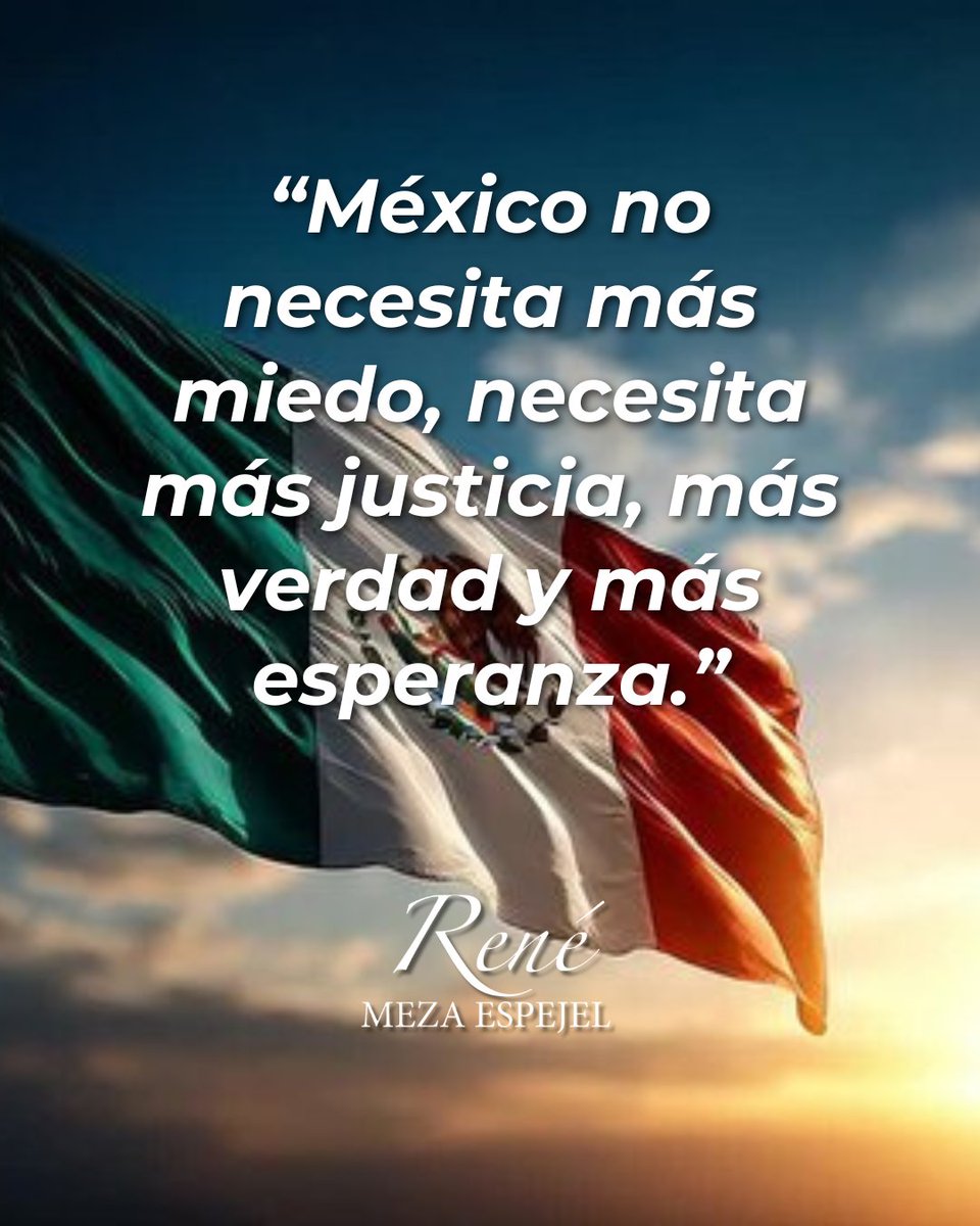 Que este momento nos encuentre unidos, trabajando juntos por el país que amamos.
México somos todos. 
#EsperanzaMéxico #MéxicoConFuturo #MéxicoEnPaz #MéxicoConJusticia #NotarioBloguero