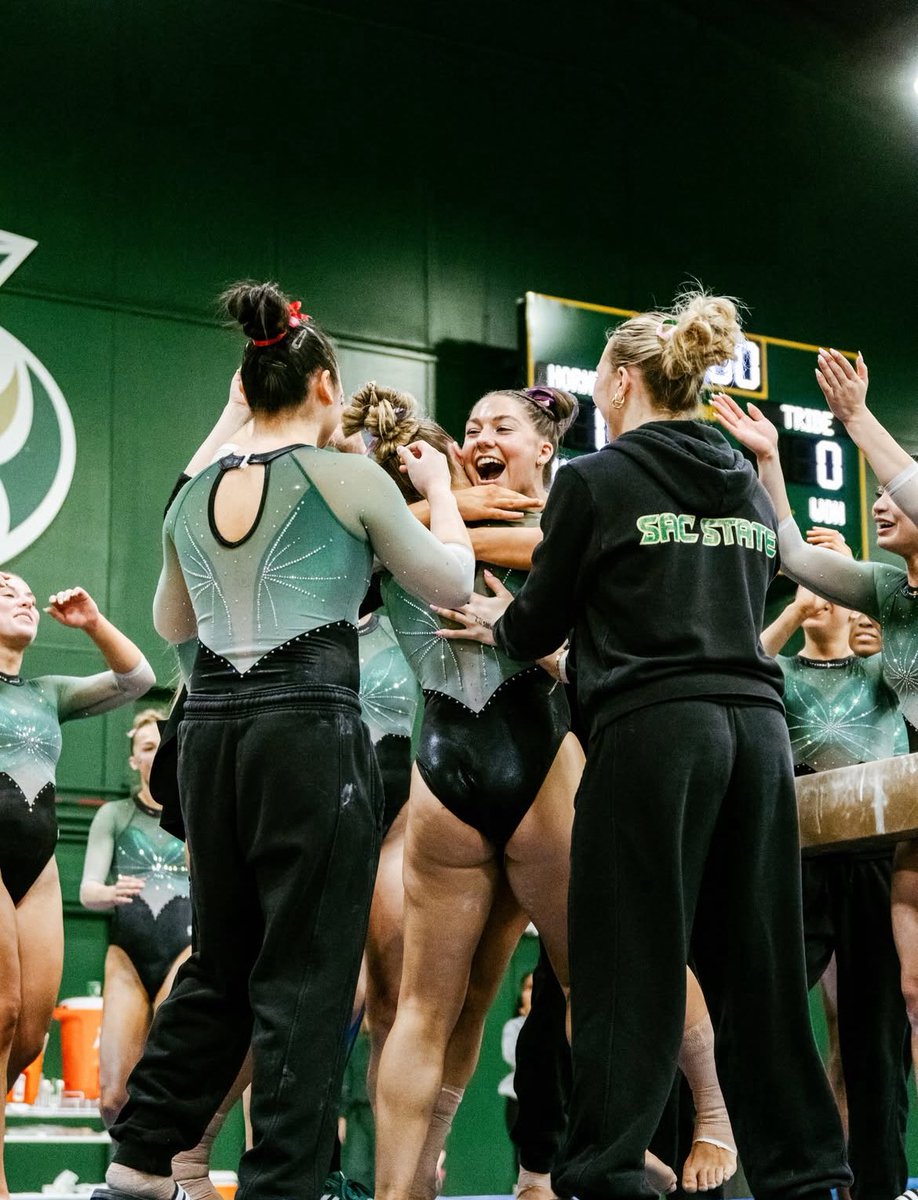 Some amazing pics from the  <a href="/SacStGymnastics/">Hornet Gymnastics</a> win on Sunday 🐝 Lets PACK The Nest this Friday and support these amazing ladies for Senior Night! #NCAAgym #sacstateathletics Sac State #stingersup Sacramento State 🐝