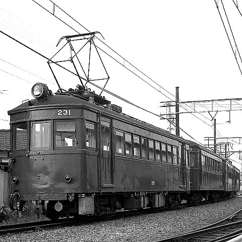 鉄-17/24：近鉄内部線(1975年)～モ231+3 #近鉄 #内部線