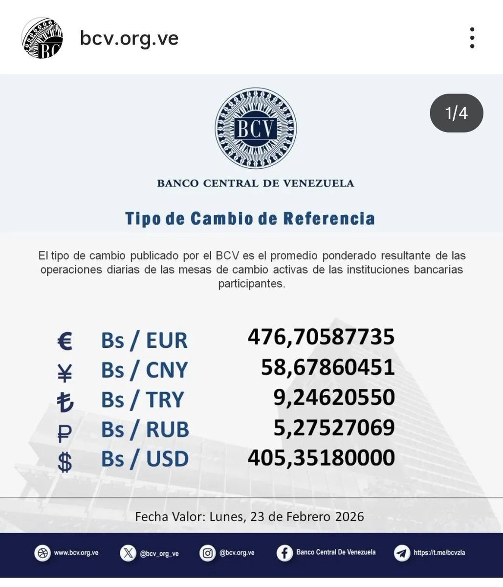 Saludos <a href="/sundde_ve/">Sundde</a>. Es para hacer una denuncia pública; el Banco de Venezuela <a href="/BcodeVenezuela/">Banco de Venezuela</a> está vendiendo dólares a 515 Bs, por encima de la tasa BCV <a href="/BCV_ORG_VE/">Banco Central de Venezuela</a> que es 405,35 Bs. 

La sede queda en la Avenida Universidad, Caracas. Un edificio negro alto, para que los visiten.