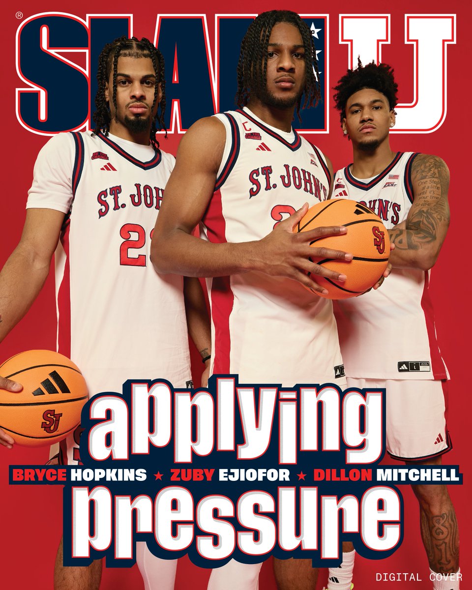 The Red Storm’s rising again. Bryce Hopkins, Zuby Ejiofor and Dillon Mitchell have championship dreams brewing in Queens, as the St. John's trio covers SLAMU 019.

🔴 slam.ly/st-johns