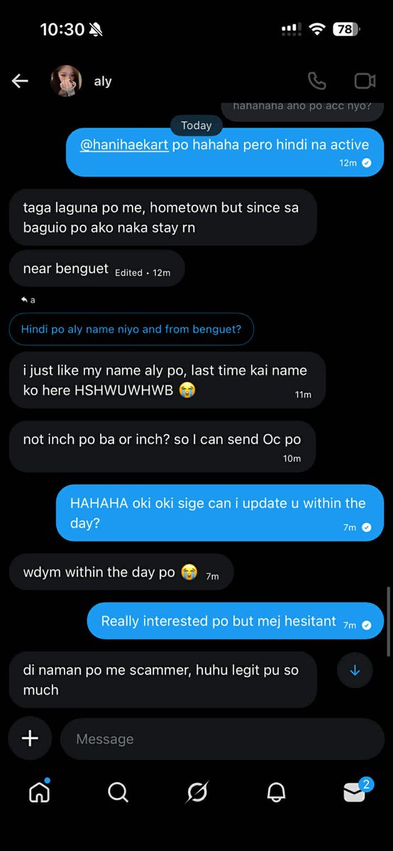 lion_aki64's tweet photo. Hello bns ph, I just want to share that a scammer is using my girlfriend’s ID on X (and possibly on other social media platforms). Recently, someone reached her on Facebook about a supposed transaction, but it turned out they had been talking to a scammer. https://t.co/YT0b27QwTR