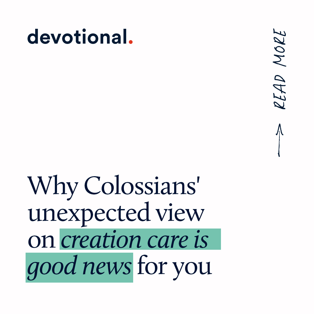 We’re swimming in overconsumption. Is our perspective of God’s love too small?

Jo Swinney from <a href="/ARochaUK/">A Rocha UK</a> reminds us that Jesus died for ‘all things’. How does that affect us?

🔗 Read today's #WordForTheWeek: bit.ly/4tWjQ1w

 #ChristianLiving #EcoChristian
